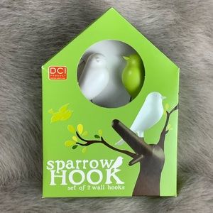 Super Cute Bird on a Branch Wall Hooks
